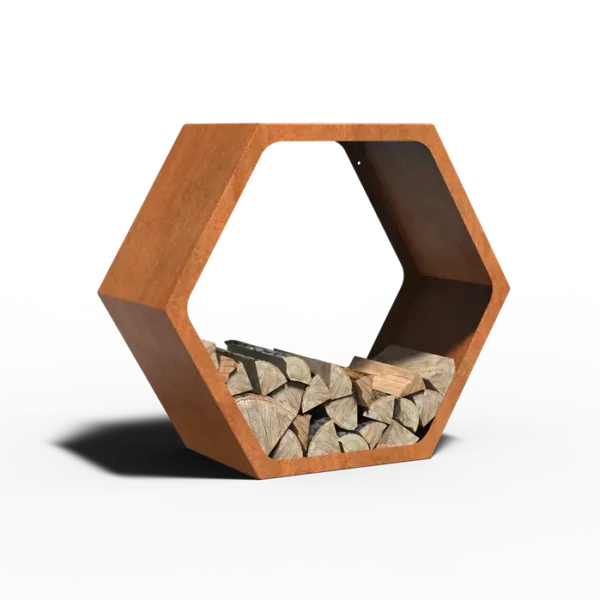 6 Eckiges Holzlager Element