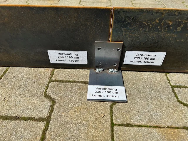 Rasenkanten Verbindung