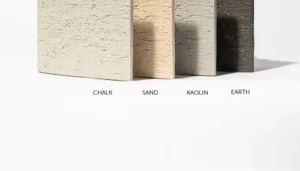 Farbmuster der Blumentöpfe in Beton Optik